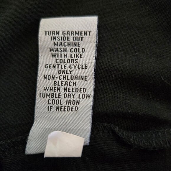 Catherines 5X Red & Black Floral Long Sleeve Tunic Top 34/36W Sheer Lined - Picture 8 of 8